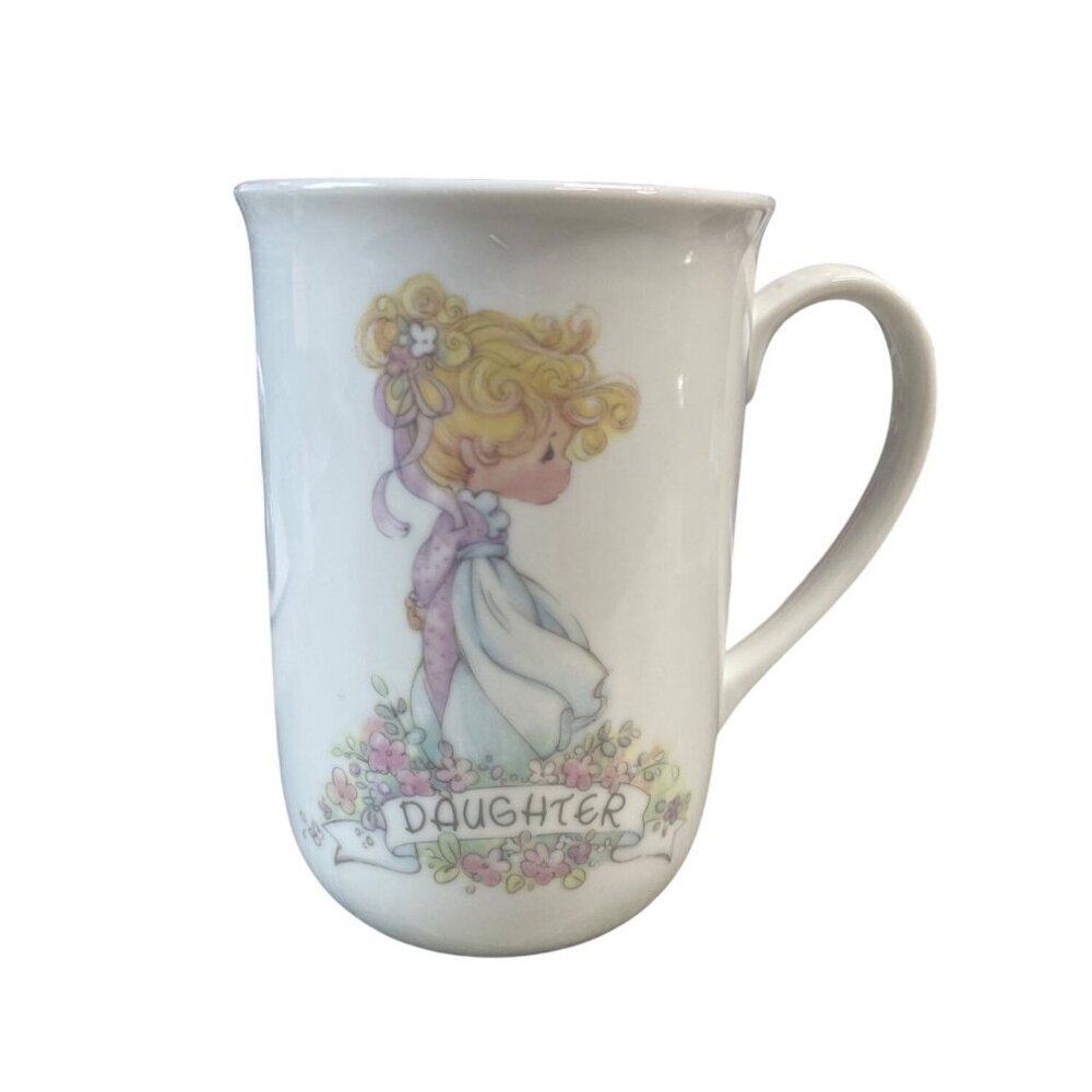 Precious Moments Daughter‎ Mug 1990 Samuel J Butcher Collectible 10 oz